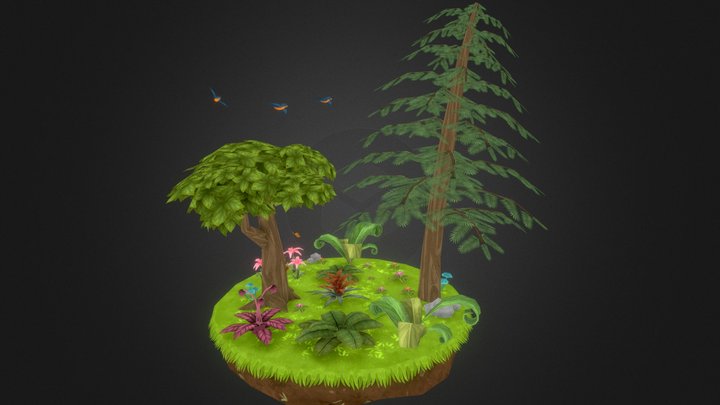 Vegetation Alkimya 3D Model