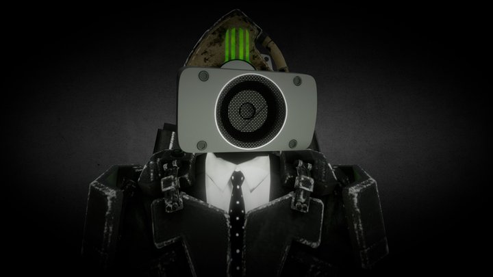 Exo-Armor Speakerman (MonsterUp) – Gratis 3D-model STL