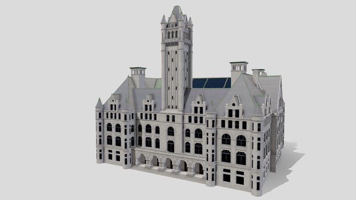 Milwaukee Federal Building 3D Model