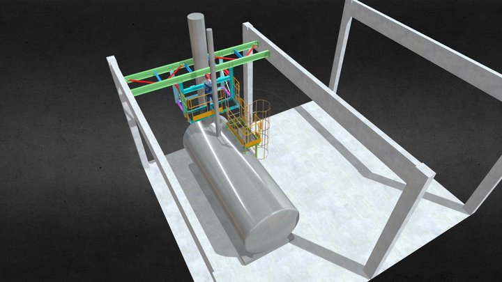 Plataforma - Caldeira 5 3D Model