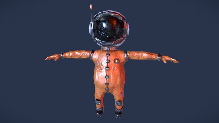 space character full 3D Model