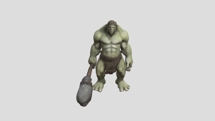 Monster Gorilla 3D Model