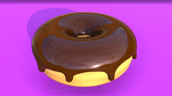 Donut 3D Model