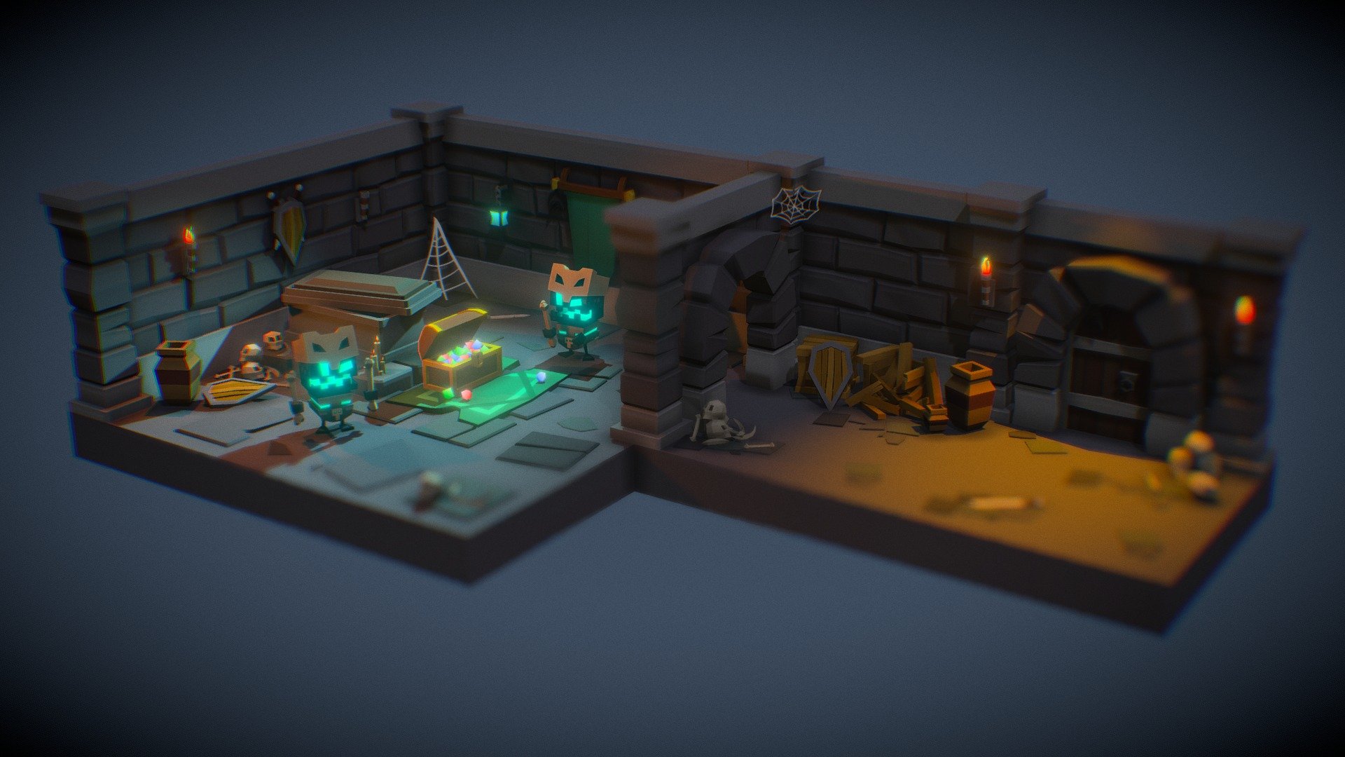 Tiny Dungeon 3d Model By Cmartin3d [16510b0] Sketchfab