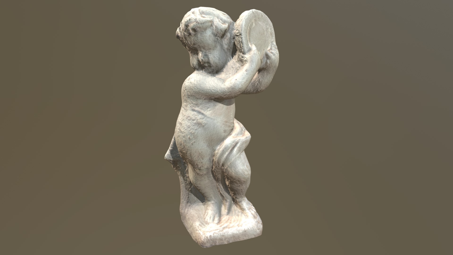 3D model Statue 04 - This is a 3D model of the Statue 04. The 3D model is about a statue of a person.