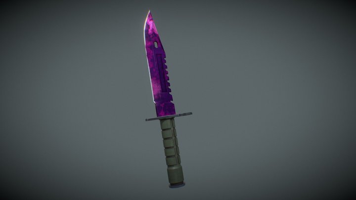 M9 Bayonet Saphir 3D Model