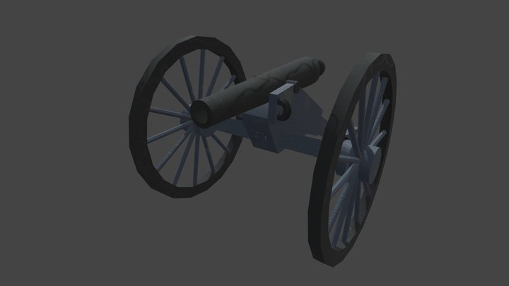 Final Cannon 3D Model