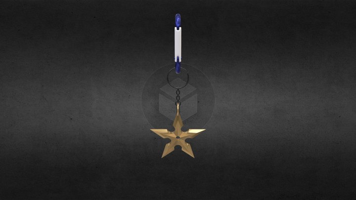 Amuleto Shuriken 3D Model