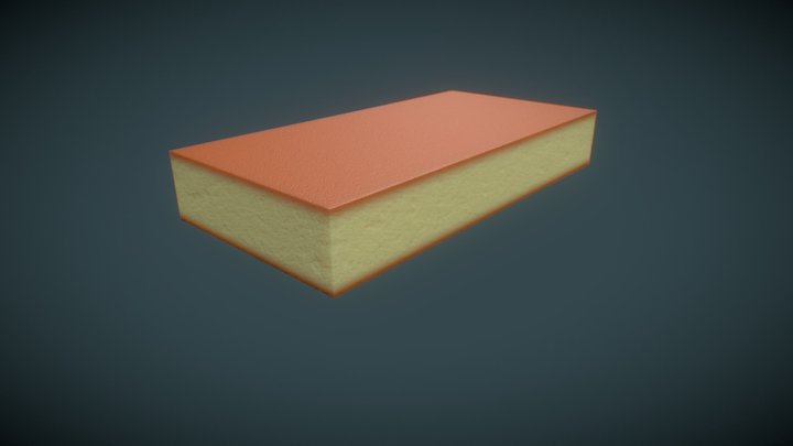Sponge Cake 3D Model