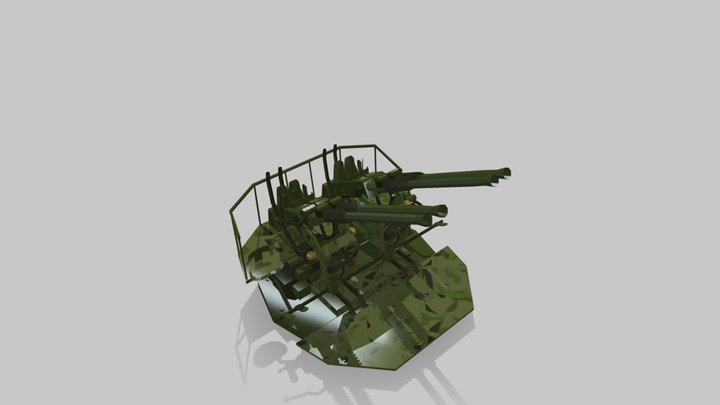 Artillery 3D Model