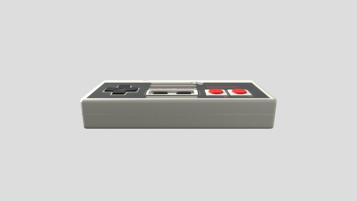 NES_Controller 3D Model