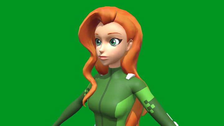 Totally Spies ! Cyber Mission : Sam 3D Model