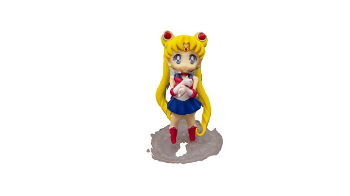 Sailormoon test 1 row 3D Model