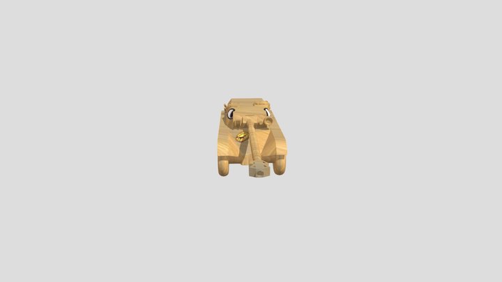 EBR 105 wooden version (I know it's raw texture) 3D Model
