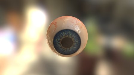 WIP - Eyeball 03 (Substance/Mesh) 3D Model