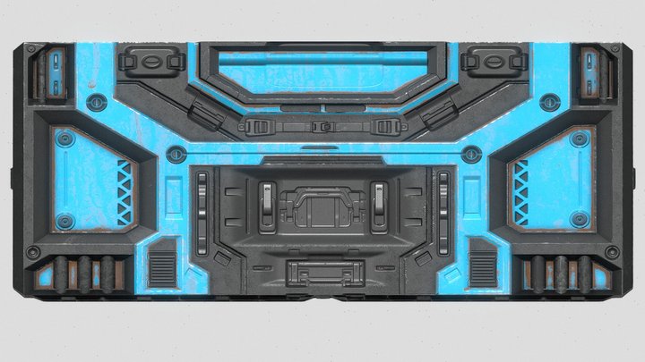 scifi door 3D Model