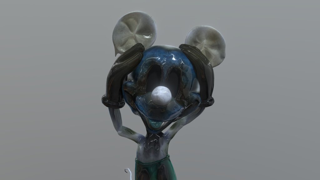 Photo-Negative Mickey (Treasure Island)