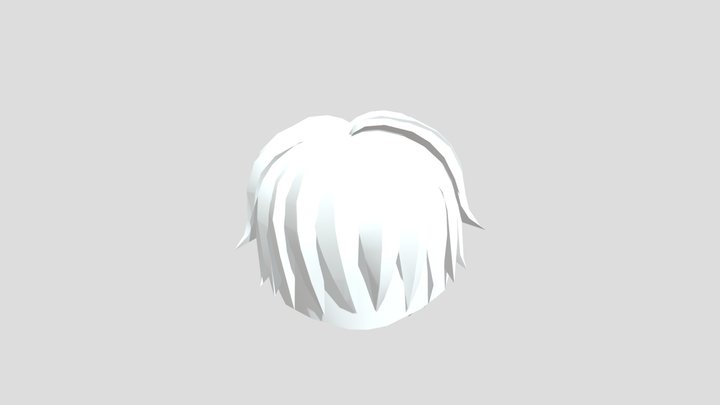 Curtain hair male 3D Model