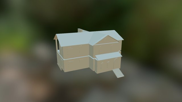 Дом экстерьер вариант 3 3D Model