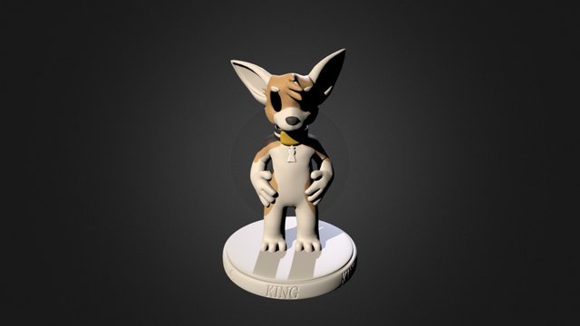 King 3D Printable 3D Model