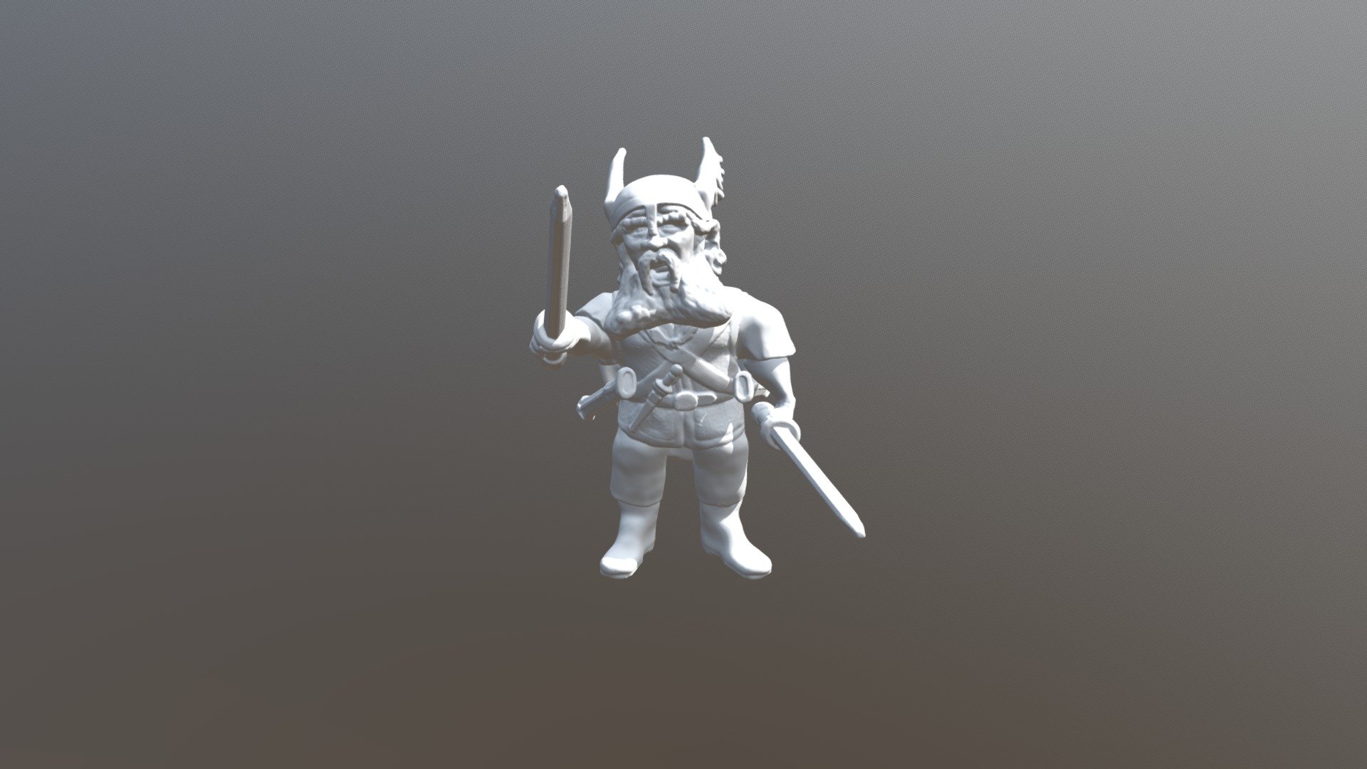 Dwarf Kings Guard Commander - Print Ready
