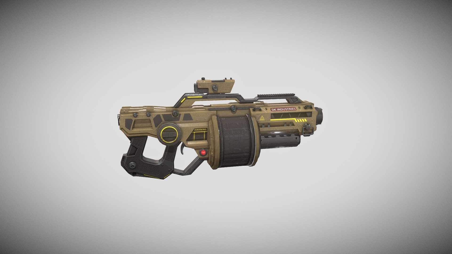 Sci-fi Nade Launcher - 3D Model By Vishnupratheek [1659c10] - Sketchfab