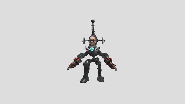 Skibidi Toilet Tesla 3D Model