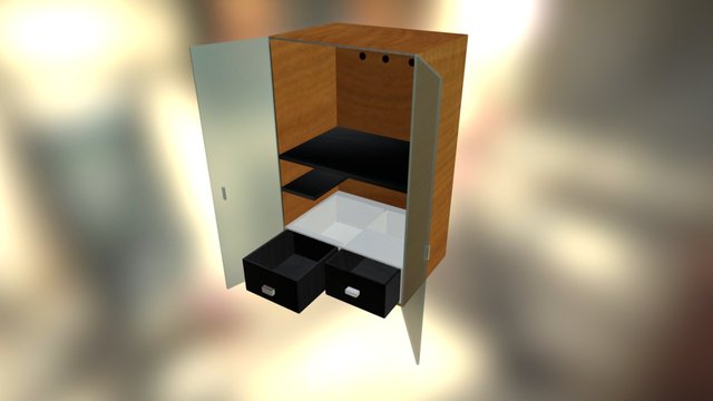 Kleiderschrank Advanced_Yannick_Uhl 3D Model