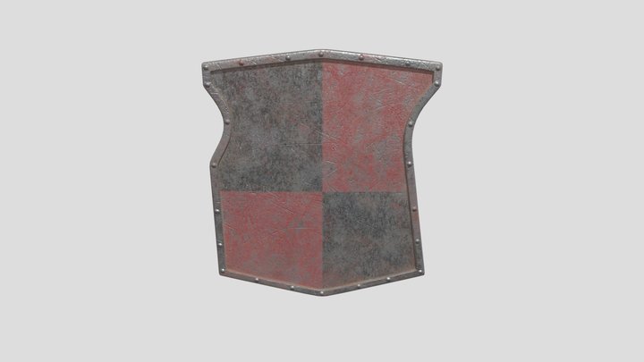 Dungeon shield texturas 3D Model