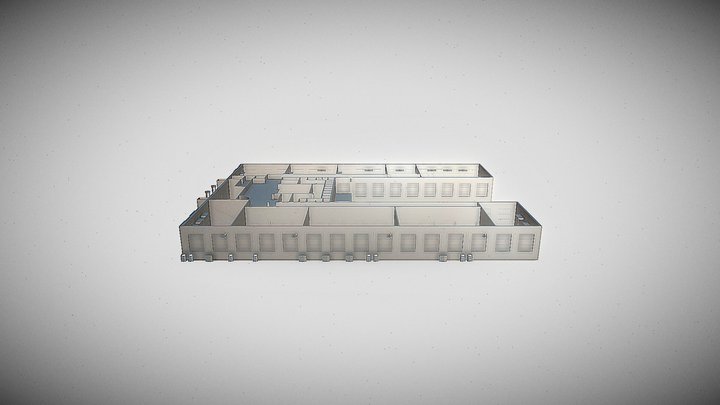 3D BLOCO A SUPERIOR 3D Model