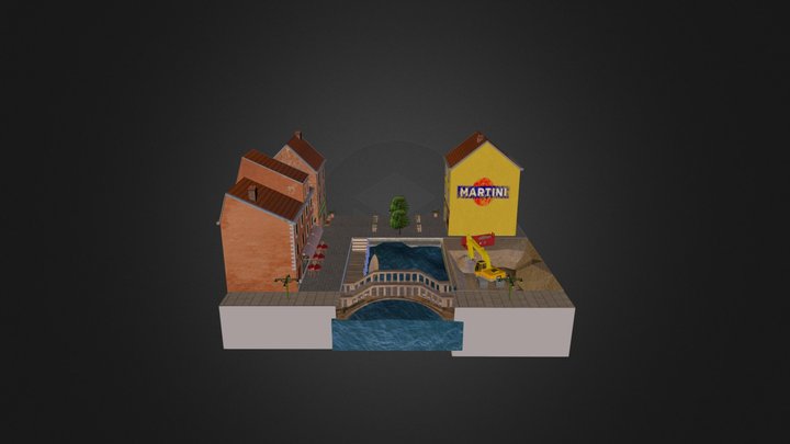 1DAE5_Stroobants_Rafael_CityScene 3D Model