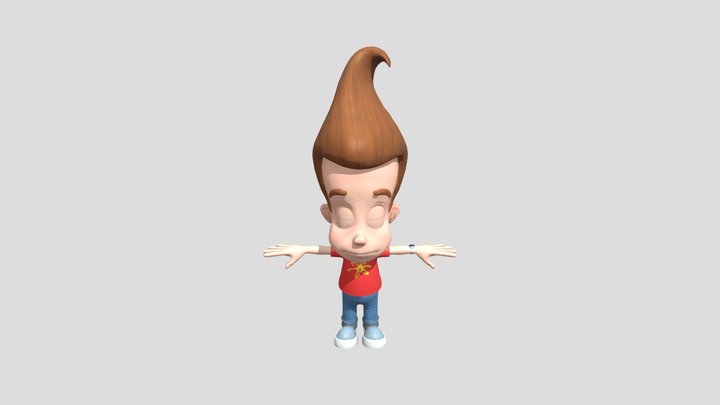 Jimmy Neutron – Free 3D Model STL