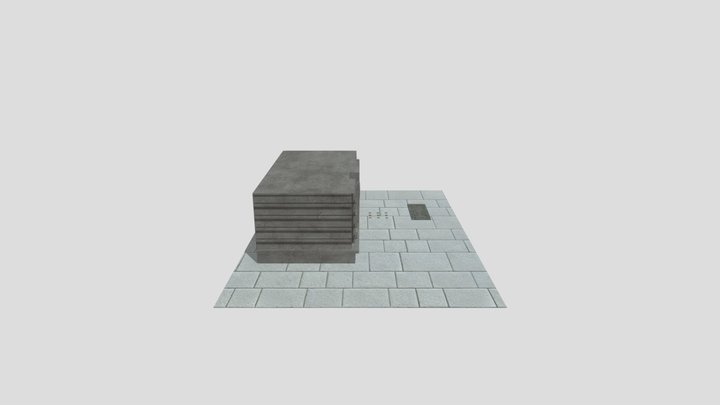 university model with floor 3D Model