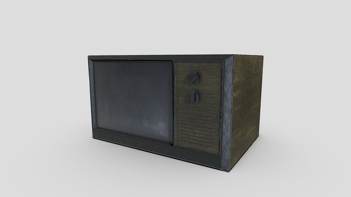 Retro TV 3D Model