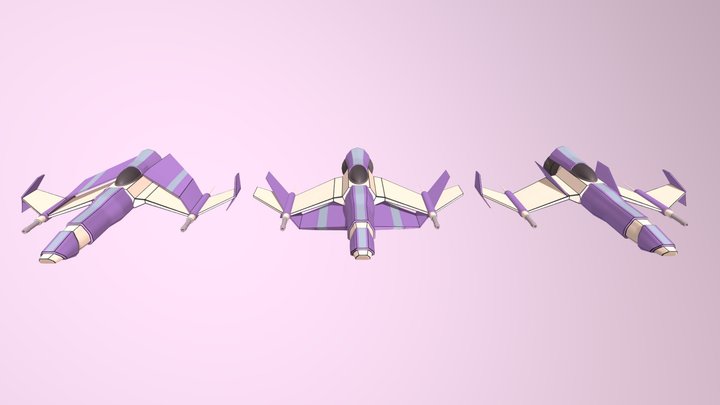 Solar Survivor Spaceship Shooters 3D Model