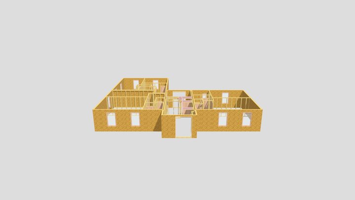 Second Floor Steels 3D Model