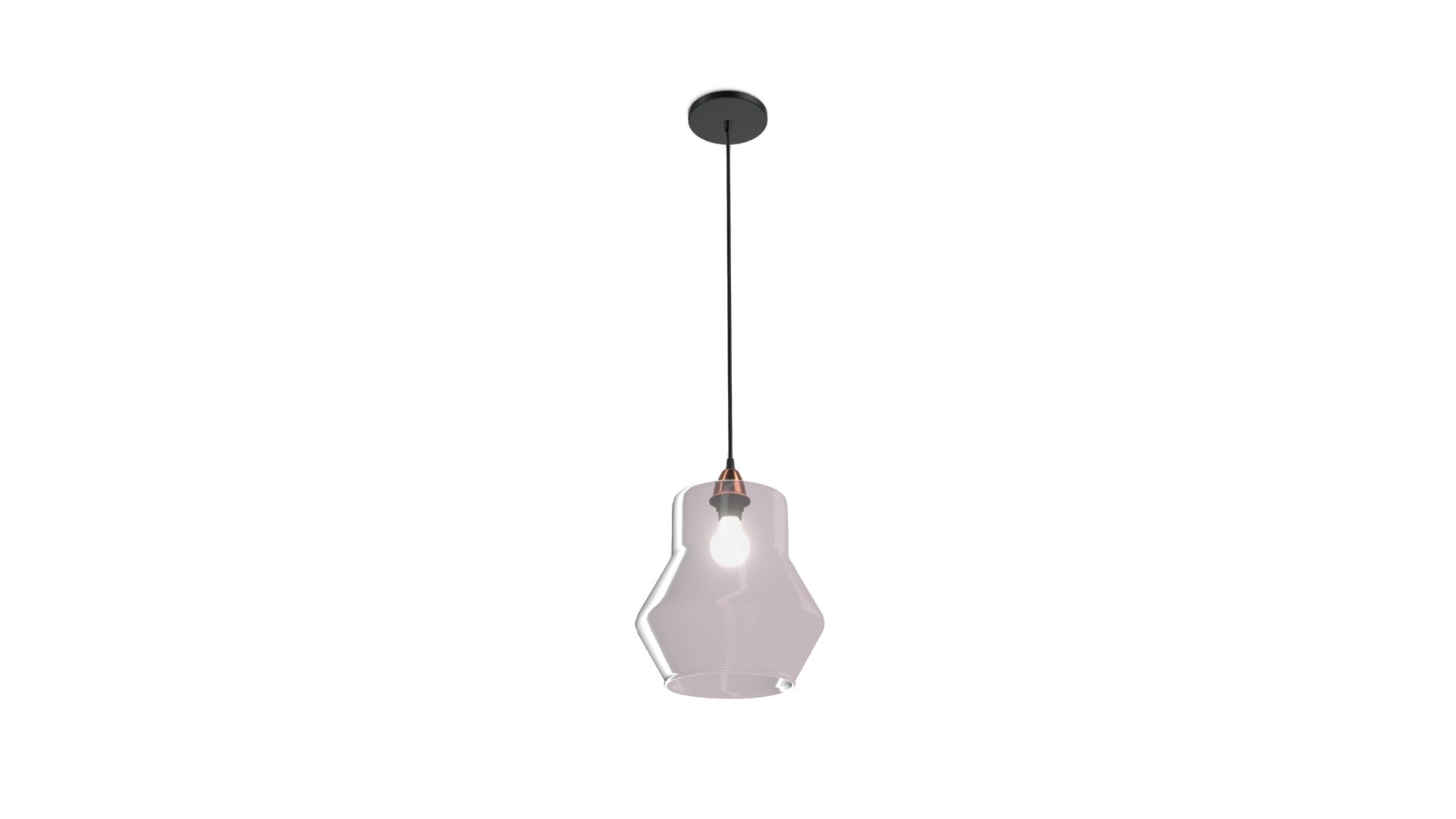 Ilaria Pendant Shade, Blush Grey