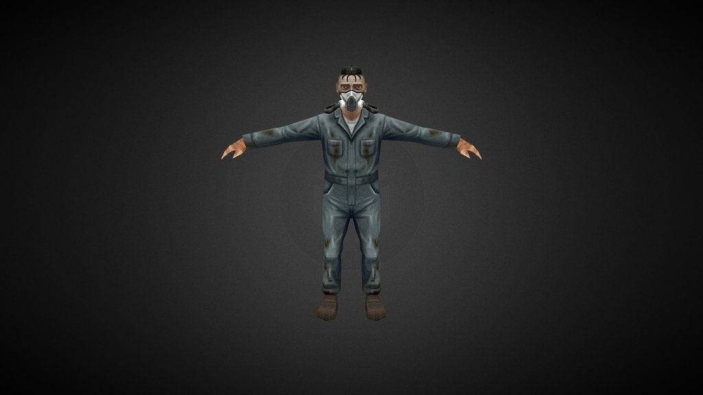 Stylized Janitor - Low Poly NPC