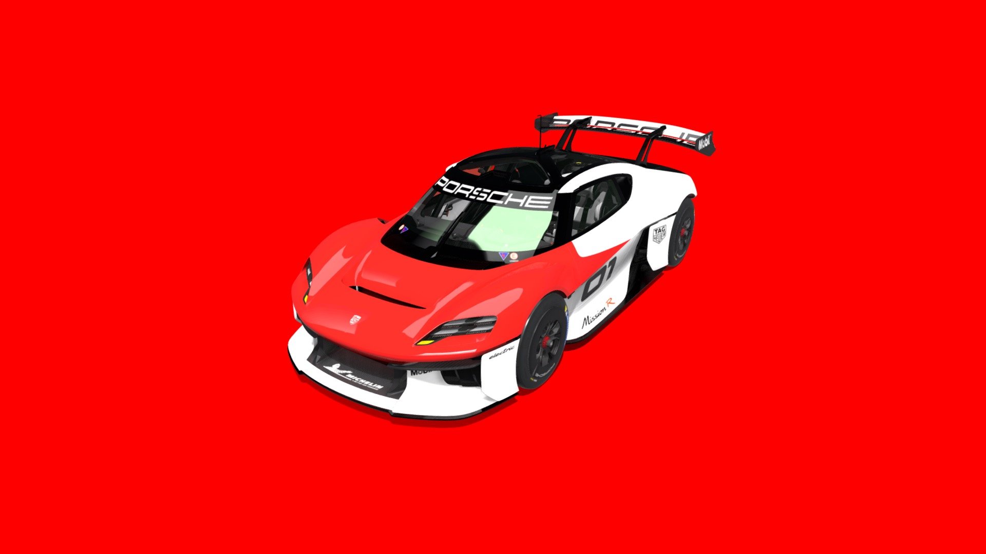 Porsche Mission R - Download Free 3D model by Car2022 (@Car2022