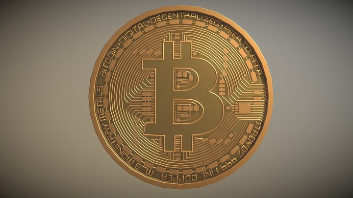 Bitcoin 3D Model