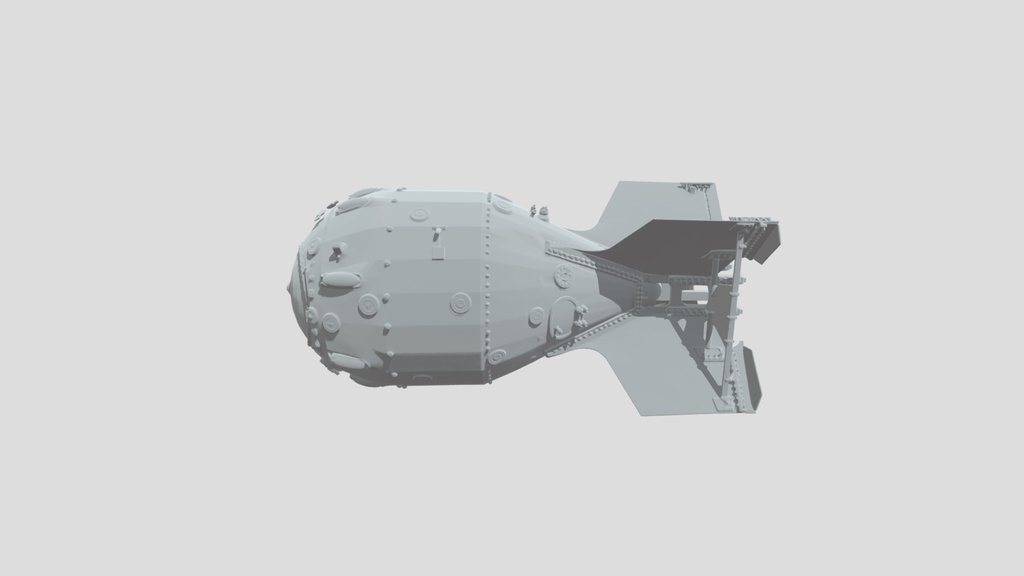 Space Capsule Wireframe