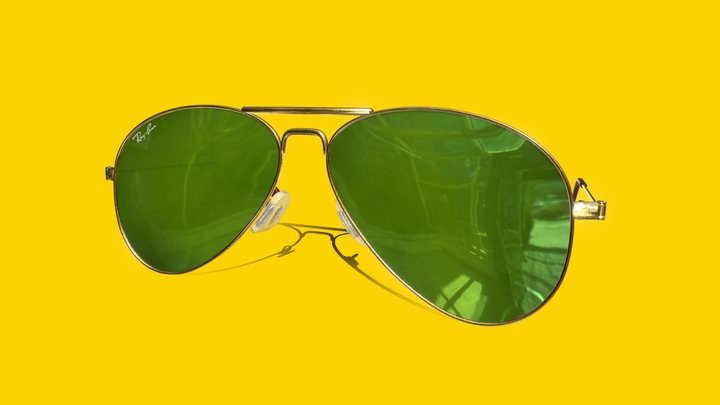 Ray Ban Sunglasses 3D Model