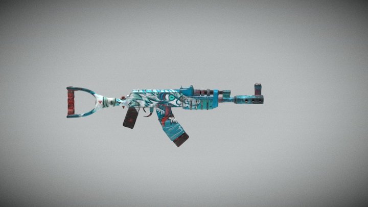Frostwolf AK47 3D Model