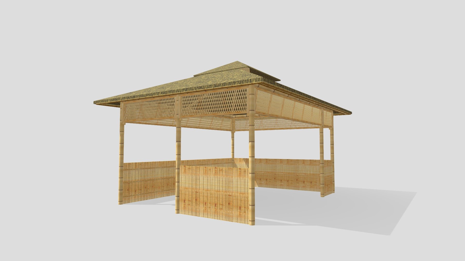 NIPA HUT 3D Model By Angelica Nglcargnte 1664963 Sketchfab   8b9457b8f9634b5f8b0159a80e72765a 