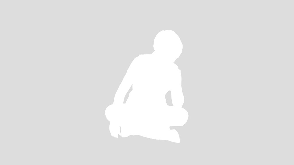 Sitting Survivor Girl Green Top Cowboy
