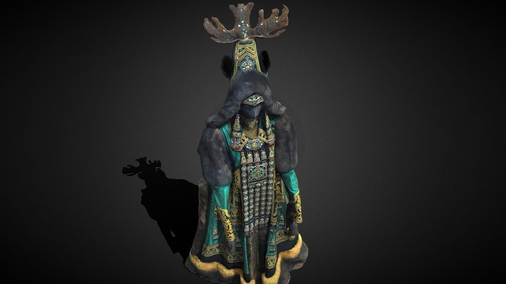 Yakut national clothes - Buktaakh Son 3D Model