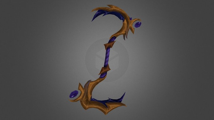 weaponcraft double scythe 3D Model