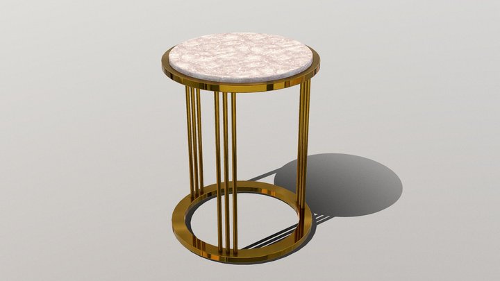 Giuliano Tincani round side table 3D Model