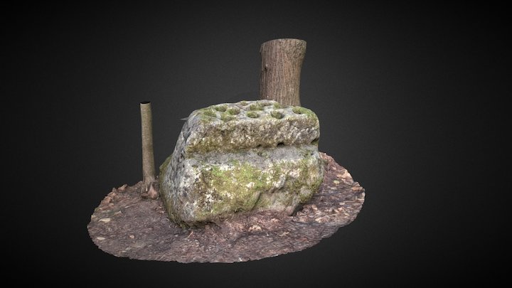 Masso Altare - Stone altar - HD 3D Model