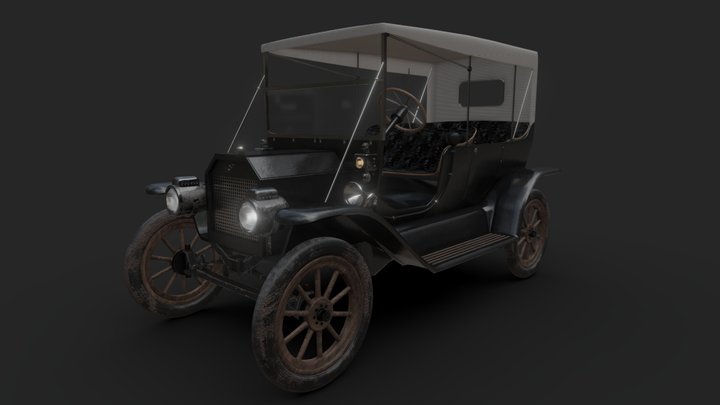 Ford T 1914 3D Model